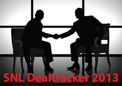 SNL Report: Bank M&amp;A 2013: The year&#039;s deals begin